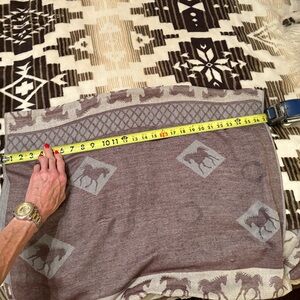 Brown Horse Patterned Scarf
Super soft NWOT
